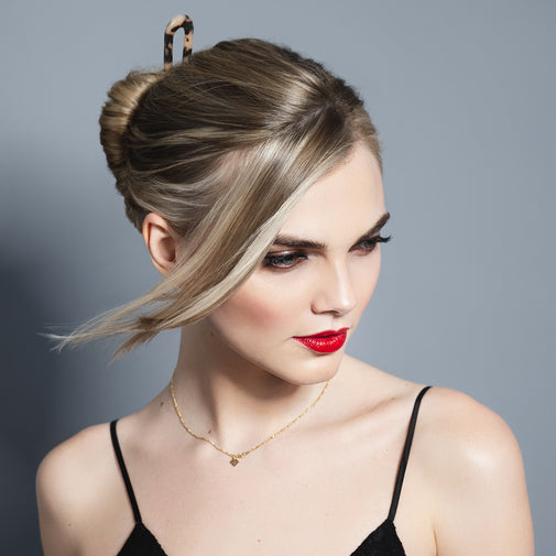 Sleek Chignon French Hair Pin - Tortoise