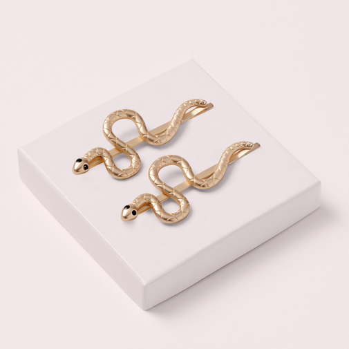 Temptation Snake Bobby Pins Set