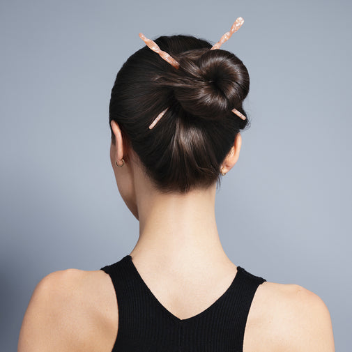 Marble Pin Up Twists Hair Stick Set