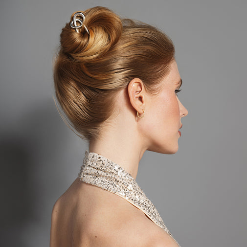 Knotted Chignon French Hair Pin