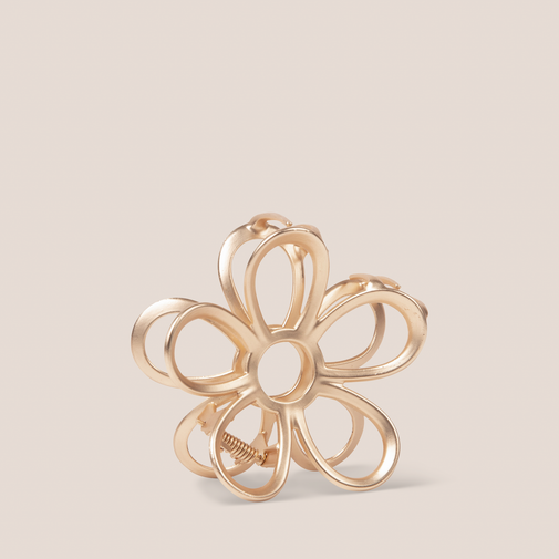 Secret Garden Flower Claw Clip - Gilded