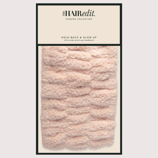 Hold Back & Glow Up Ultra-Wide Spa Headband