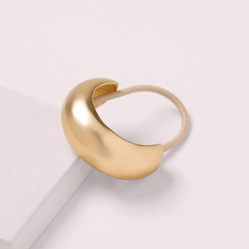 Brilliant Cuff Arched Metal Hair Tie