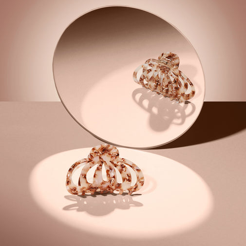 Jellyfish Marble Claw Clip - Rose Tortoise