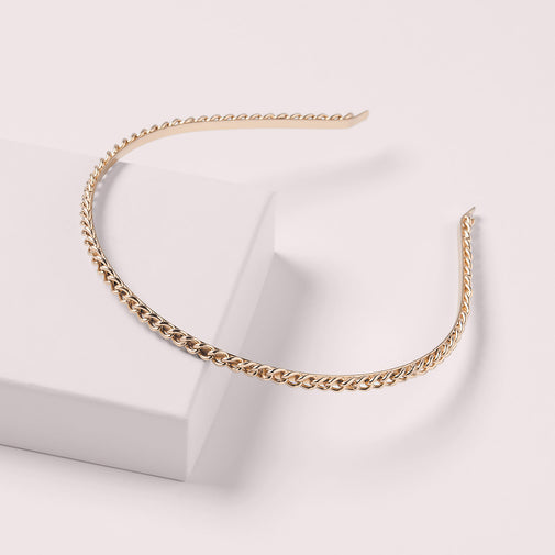 Cable Chaplet Chain Link Headband