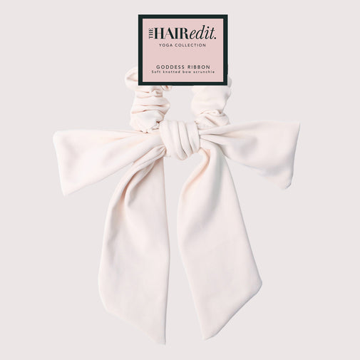 Goddess Ribbon Bow Scrunchie