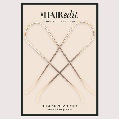 Slim Chignon French Hair Pins Set