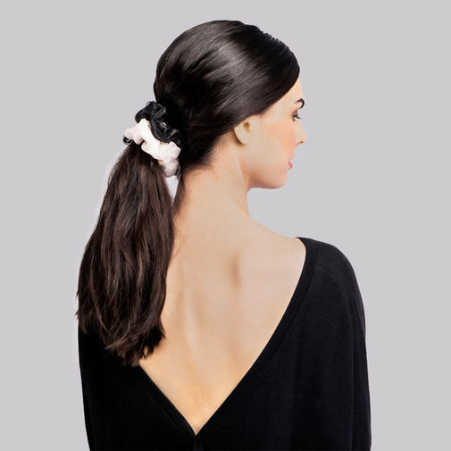 Jolie Ribbon Silk Organza Scrunchies