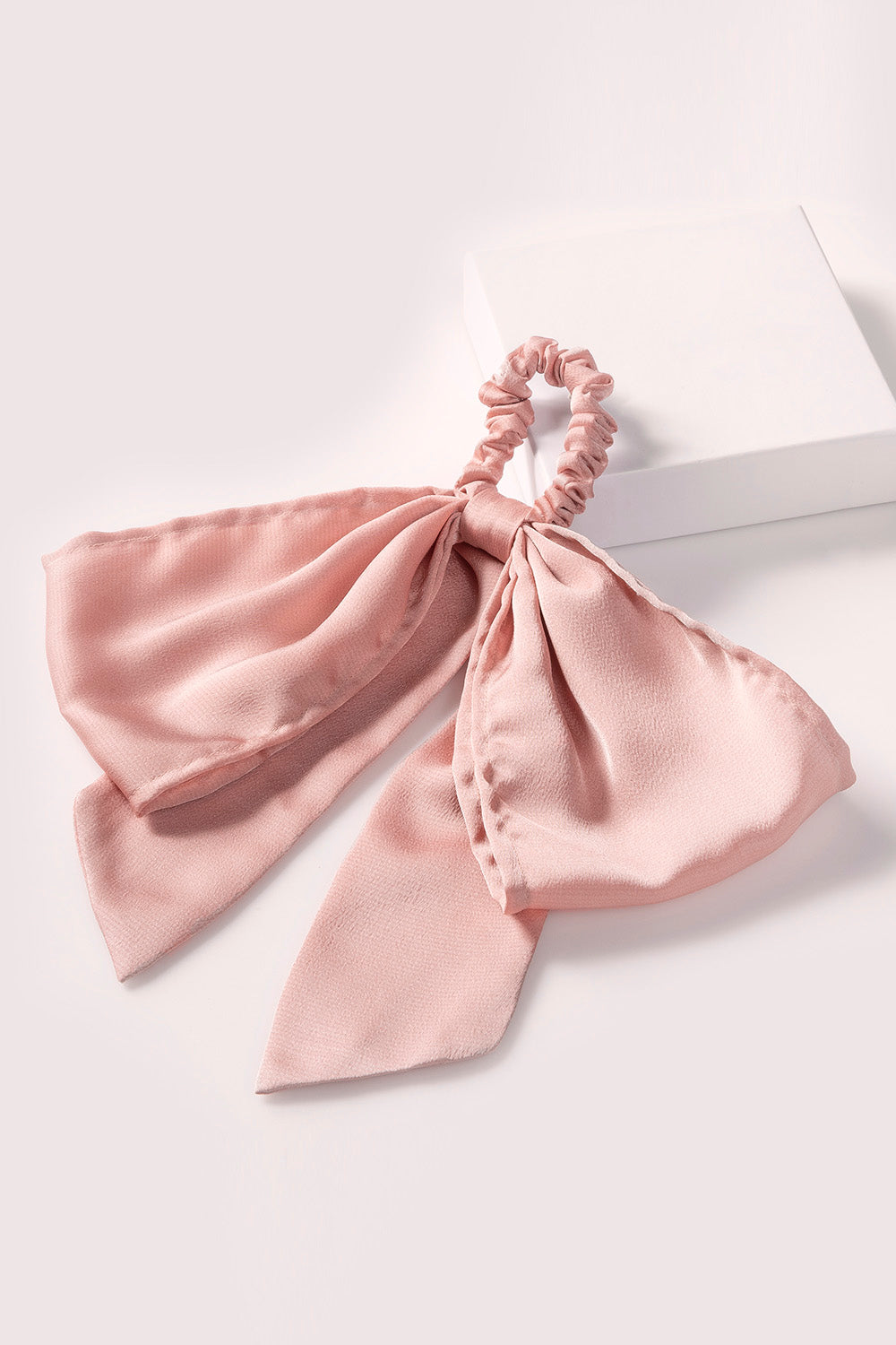 thin velvet tail hair bow casual style french hair barrette –