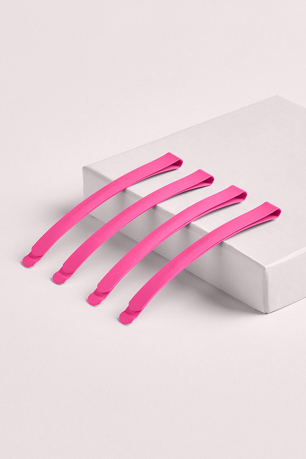 The Hair Edit Fuchsia Pink Bobby Pin Set - 4 Pack - Fuchsia