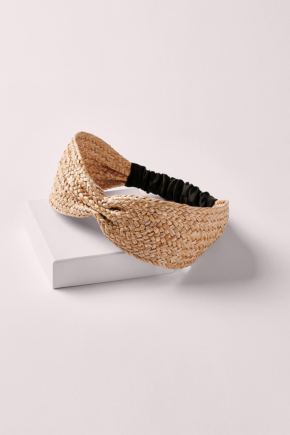 The Hair Edit Raffia Woven Headband