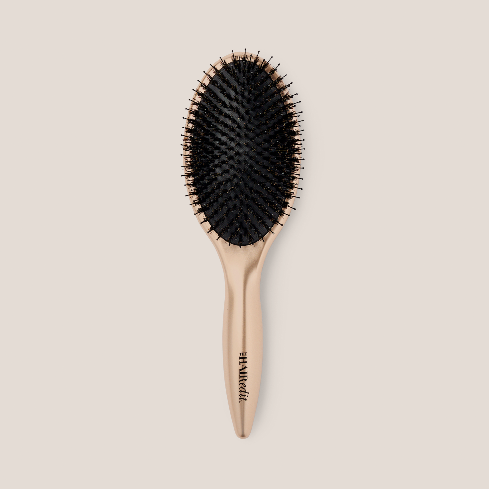 Finish & Shine Boar Bristle Brush - Gold