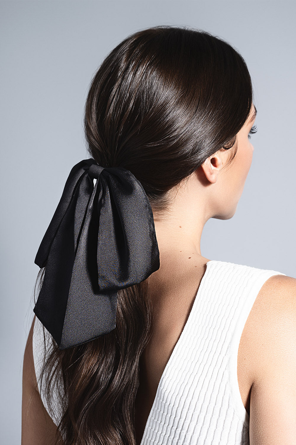 Runway Ribbon Bow Scrunchie | The Hair Edit