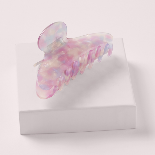 Unicorn Opalescent Marble Claw Clip