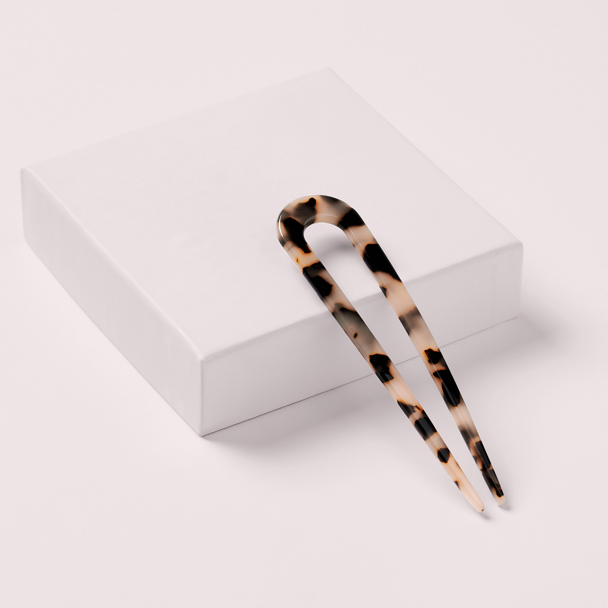 Sleek Chignon French Hair Pin - Tortoise6
