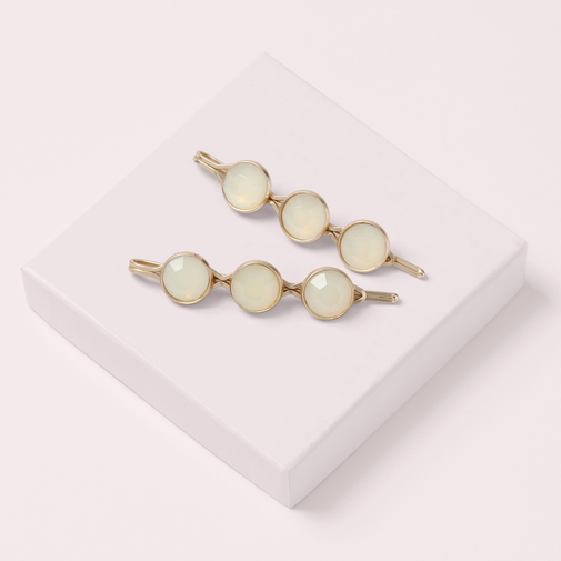 Moonstruck Stone Bobby Pins Set