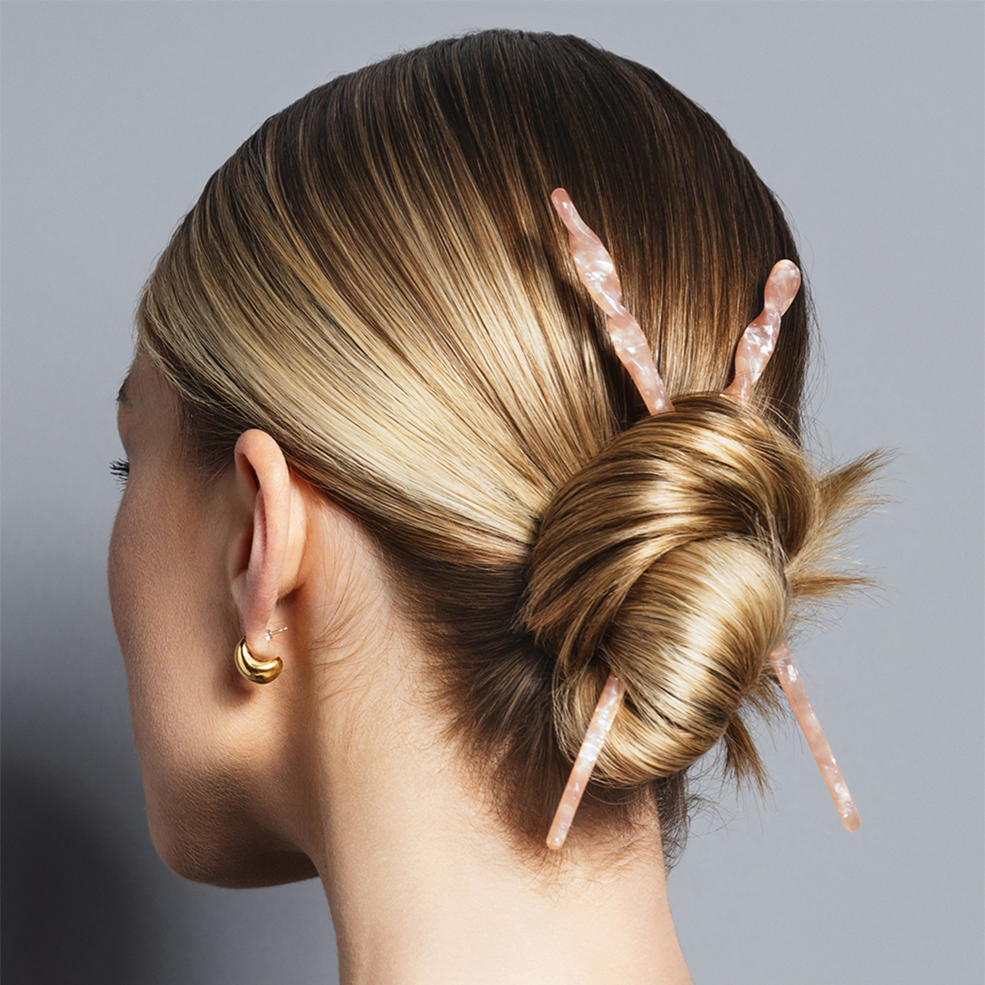 Marble Pin Up Twists Hair Stick Set4