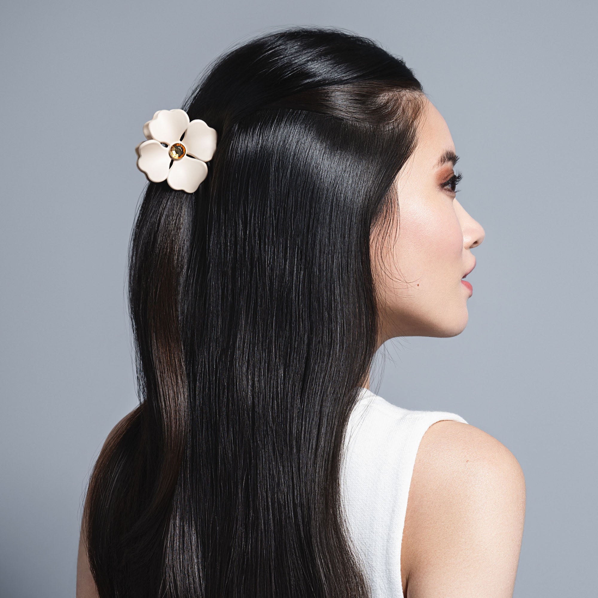 Camellia Rhinestone Flower Claw Clip3