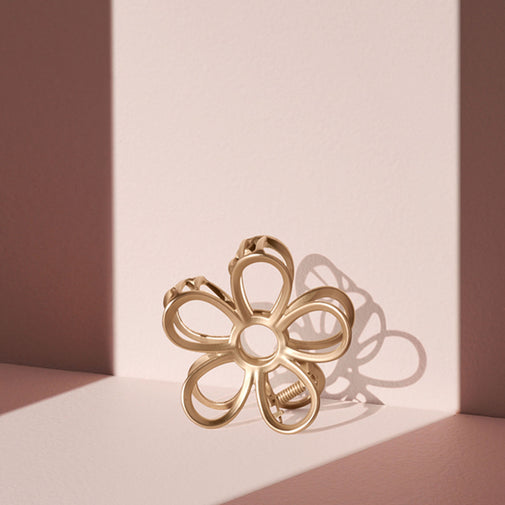 Secret Garden Flower Claw Clip - Gilded