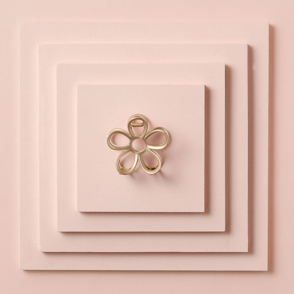 Secret Garden Flower Claw Clip - Gilded6