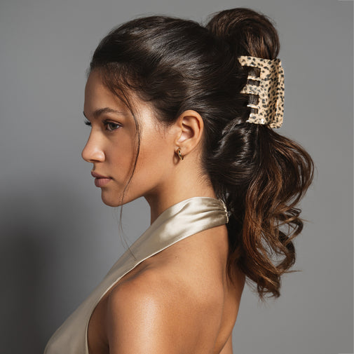 Wild Cheetah Claw Clip