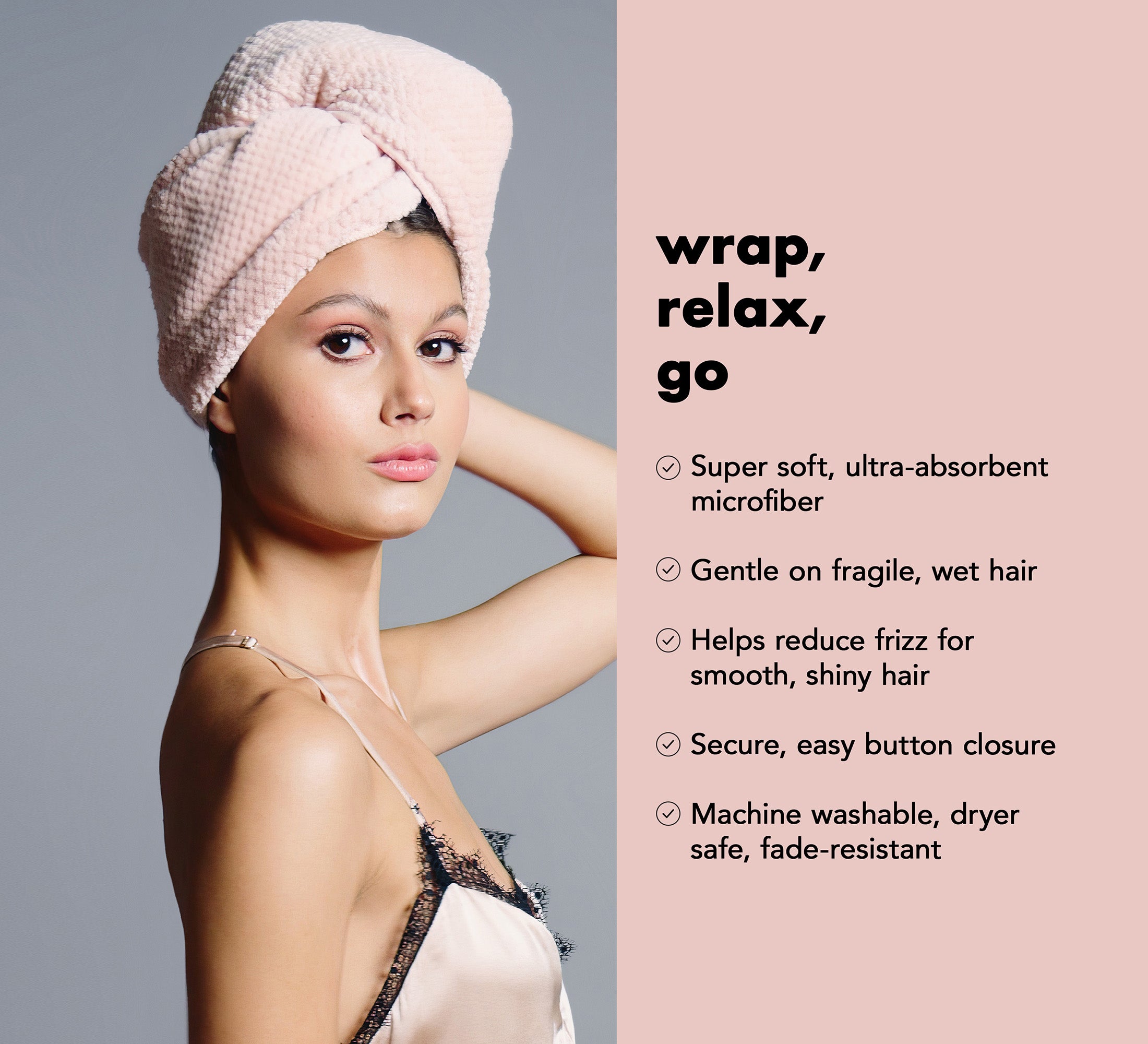 Quick Dry Microfiber Hair Wrap3