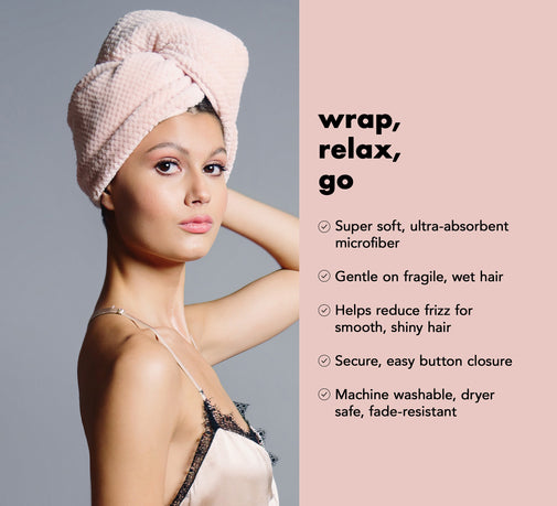 Quick Dry Microfiber Hair Wrap