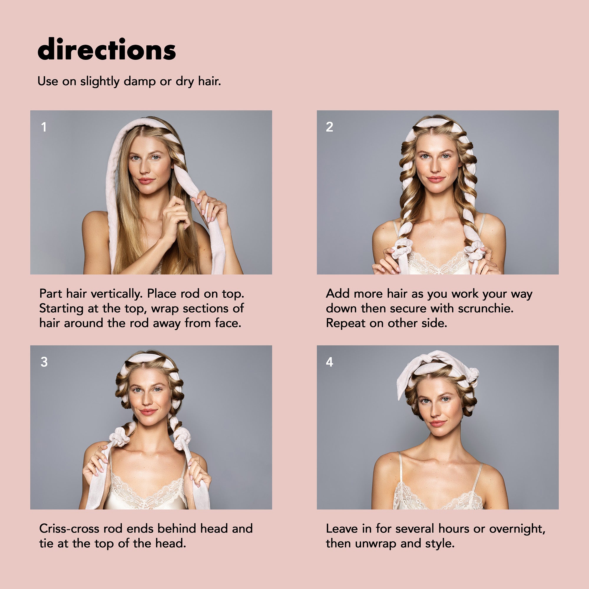 Heatless Soft Ribbon Curl Set5