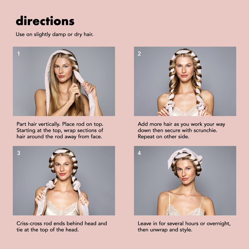 Heatless Soft Ribbon Curl Set5