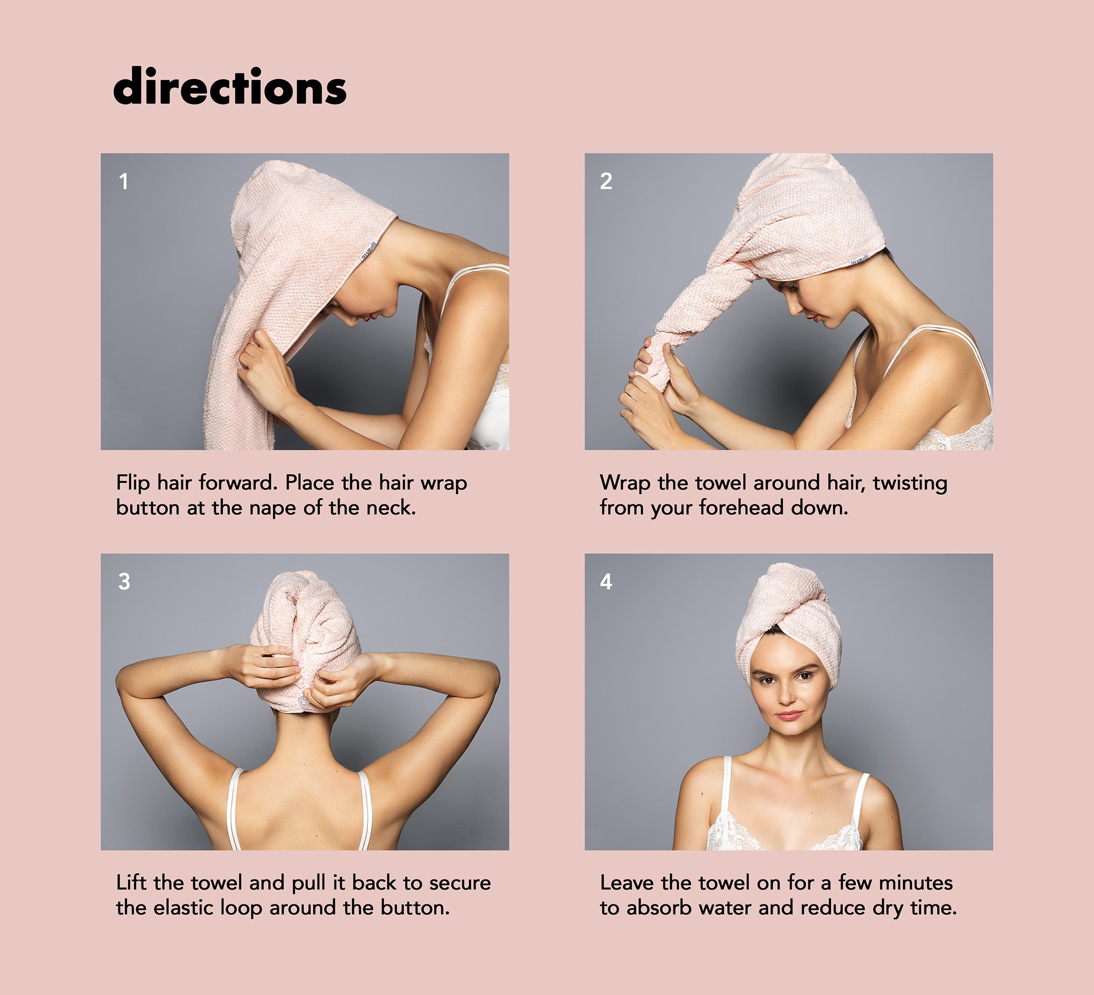 Quick Dry Microfiber Hair Wrap5