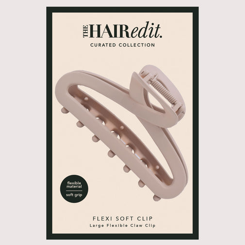 The Hair Edit Flexi Soft Claw Clip front of packaging