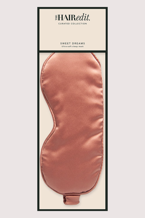 sweet dreams ultra soft sleep mask pink in packaging