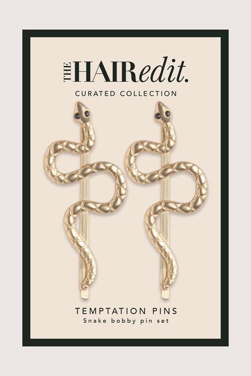temptation snake bobby pins in packaging