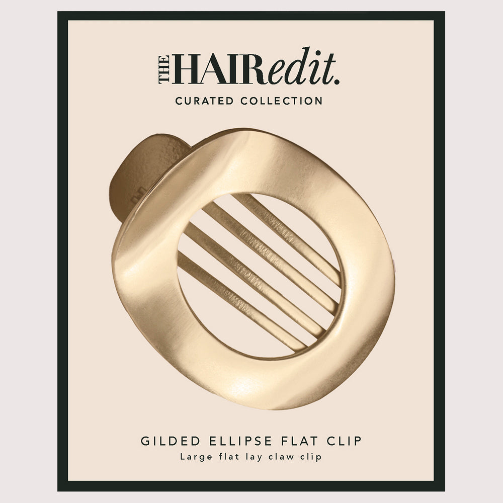 Gilded Ellipse Flat Lay Claw Clip8