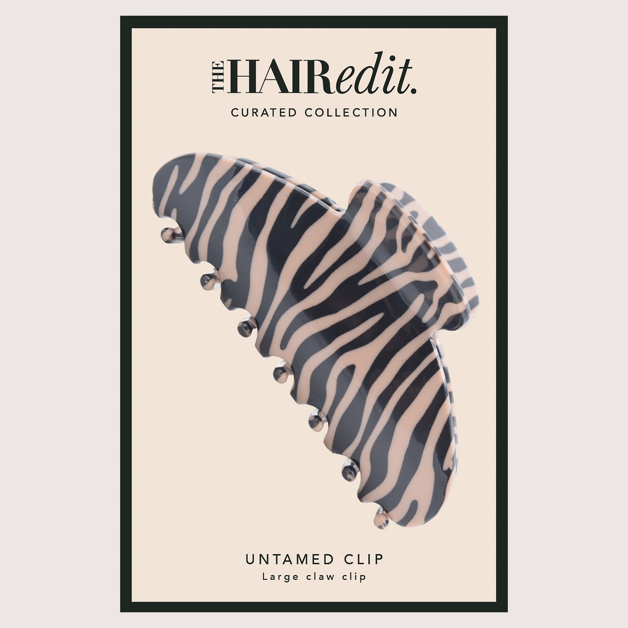The Hair Edit Untamed Claw Clip front of packaging7