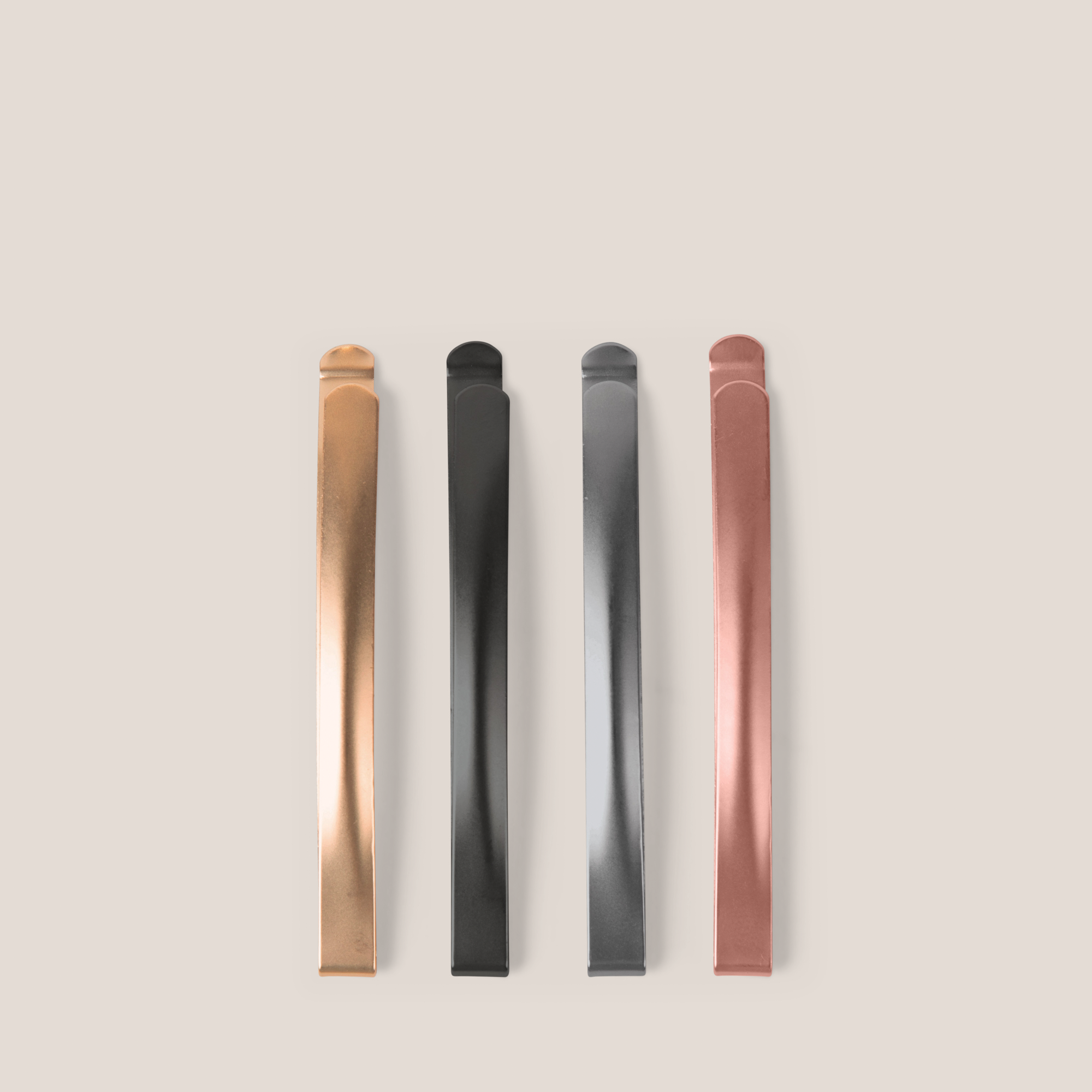 Modern Curved Bobby Pins Set - Gilded1