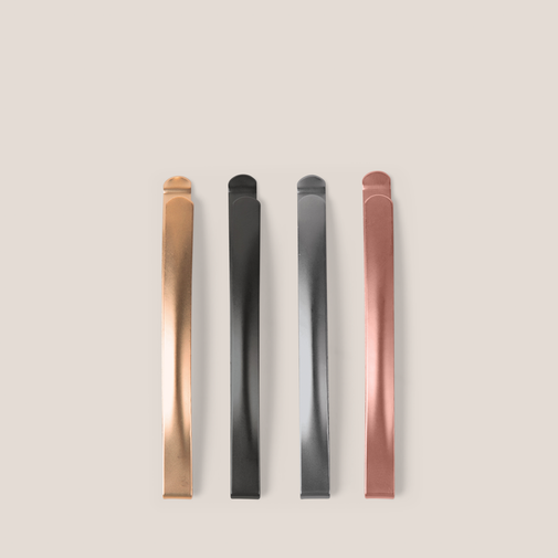 Modern Curved Bobby Pins Set - Gilded