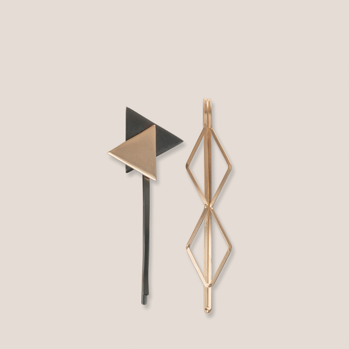 Geometric Bobby Pins Set