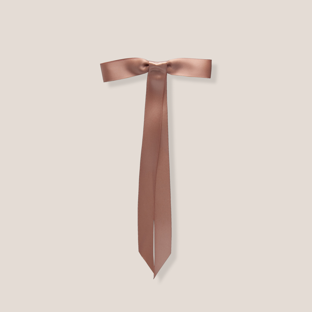 Bow Slide Satin Ribbon Ponytail Hook1