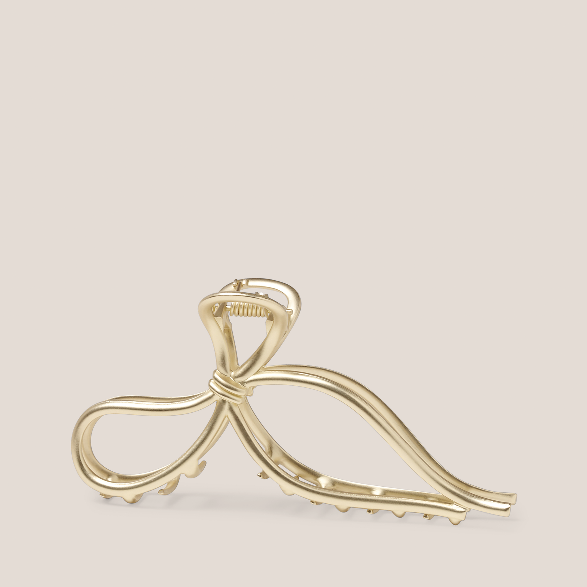 Gilded Bow Claw Clip