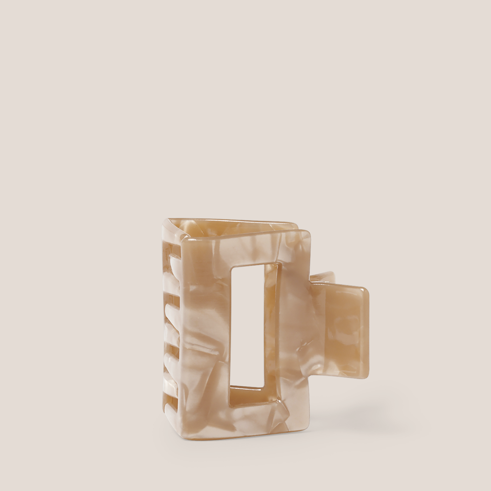 Midcentury Marble Claw Clip1