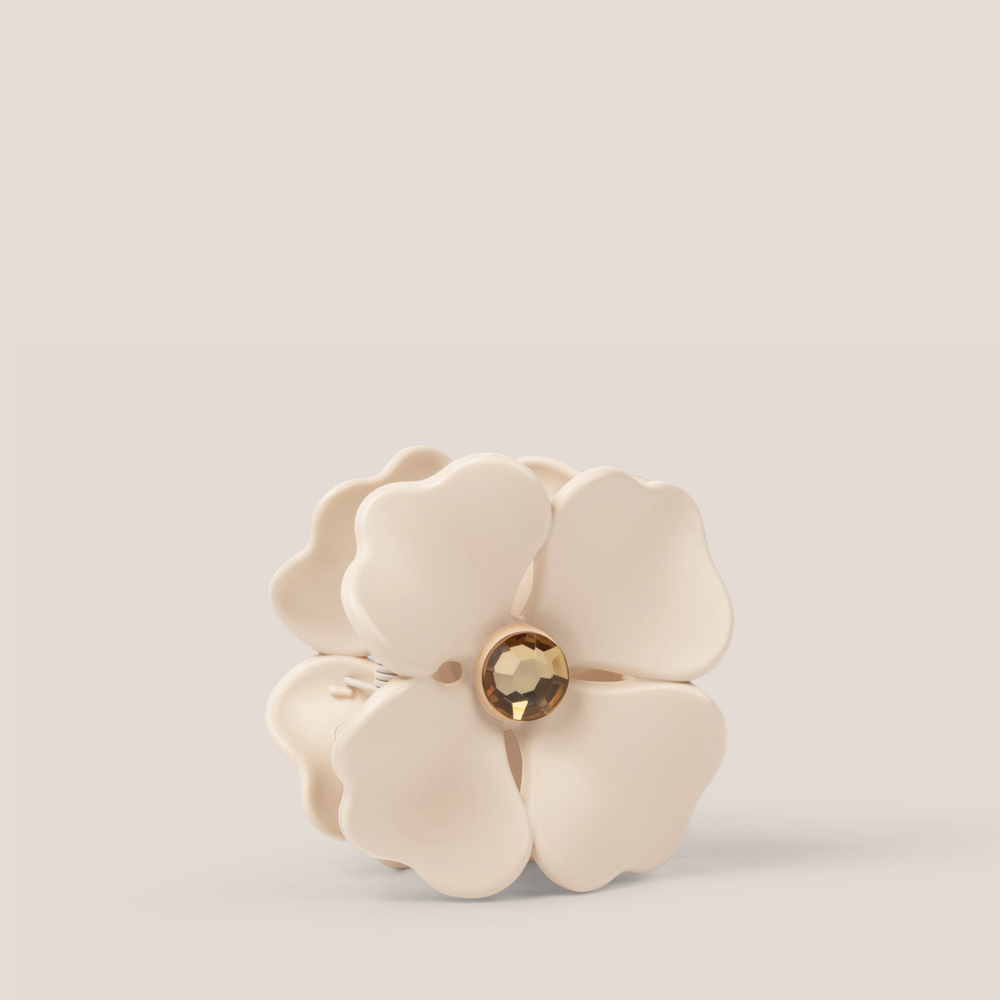 Camellia Rhinestone Flower Claw Clip1