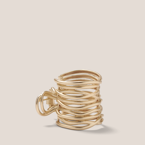 Gilded Wrap Ponytail Cuff Clip