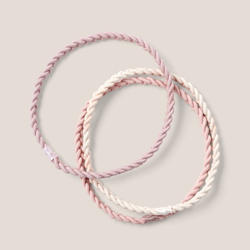Salutation Bands Slim Braided Headband Set