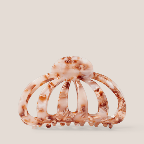 Jellyfish Marble Claw Clip - Rose Tortoise