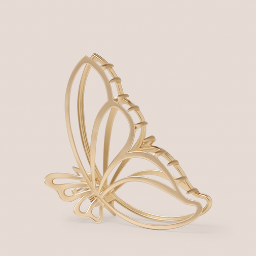 Gilded Wing Butterfly Claw Clip