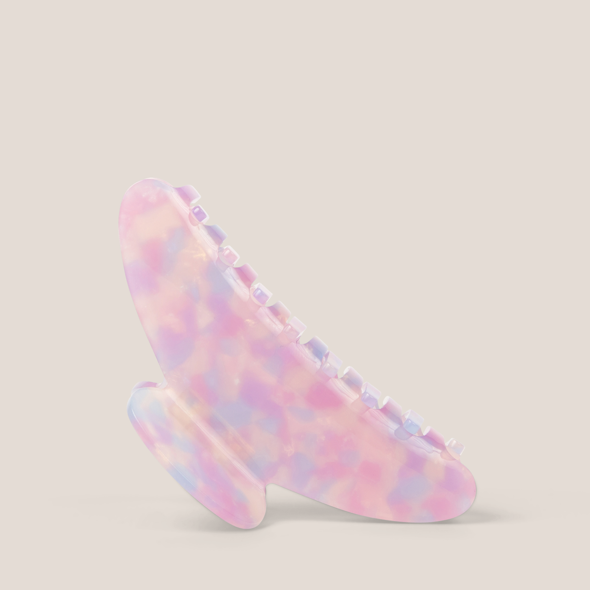Unicorn Opalescent Marble Claw Clip