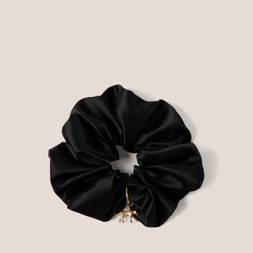 Charming Ruched Ribbon Scrunchie