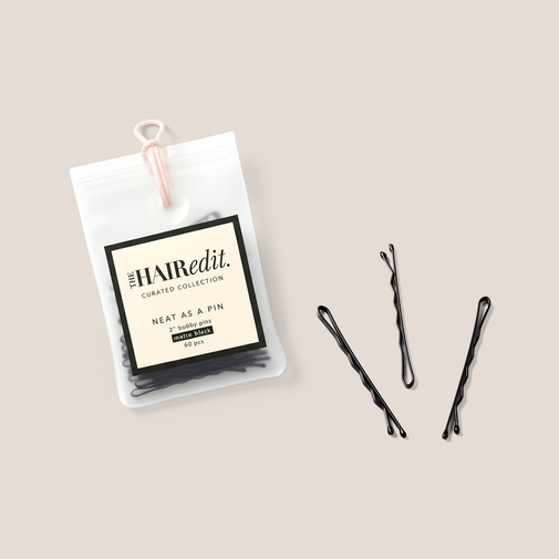 Neat As A Pin 2" Bobby Pins - Matte Black