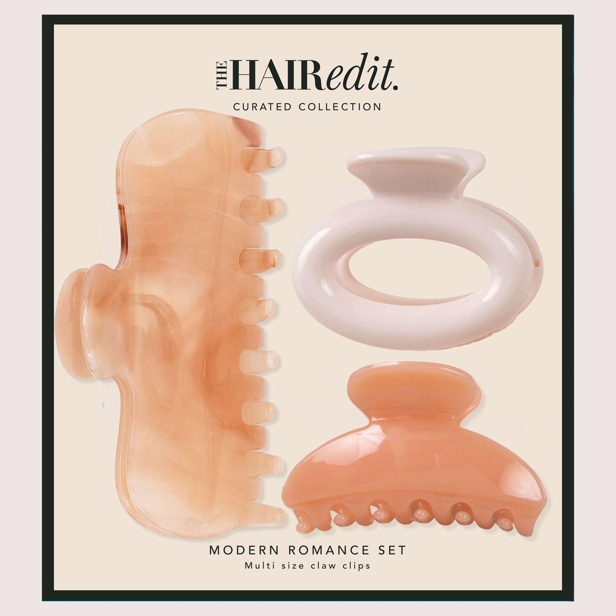 Modern Romance Claw Clips Set8